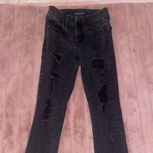 High rise black jegging’s